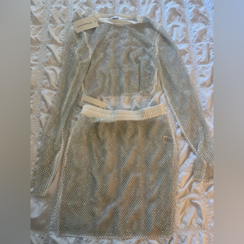 Sparkly Two Piece set - Skirt & Top